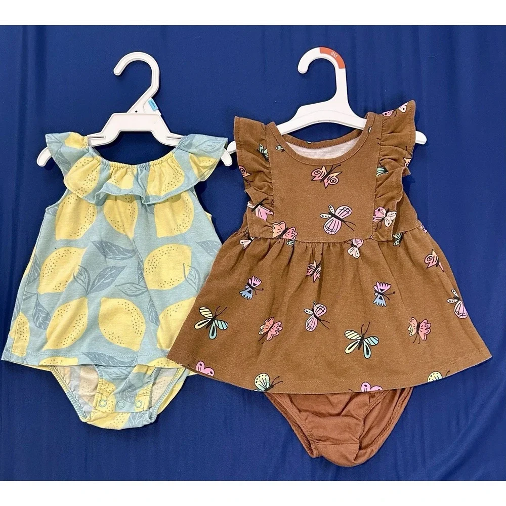 Huge Lot Baby Girls Clothes 6 9 Months NEW & EUC Carters Baby b Gosh Old navy